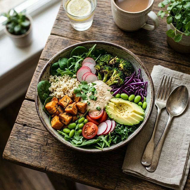 Gesunde Buddha Bowl